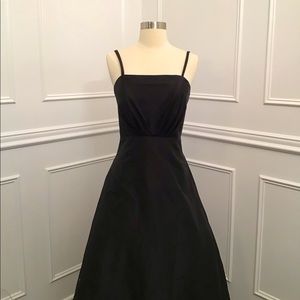 NWT Da Vinci formal black taffeta homecoming HOCO dress ball gown.